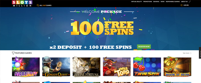 Казино Slots Million 1