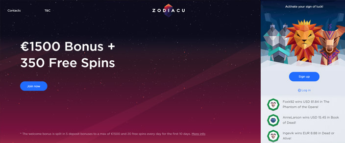 Zodiacu Casino 1