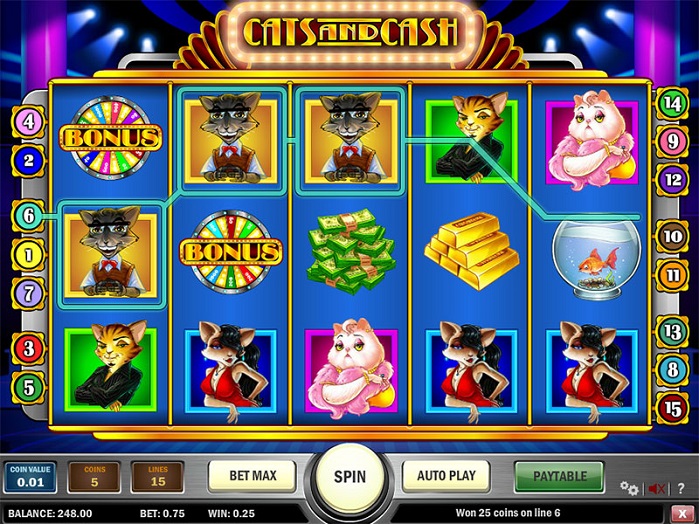 слот Cats and Cash играть бесплатно
