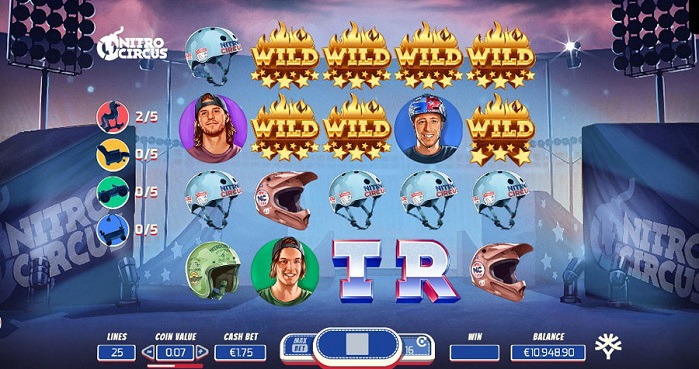 Игровой автомат Nitro Circus на деньги