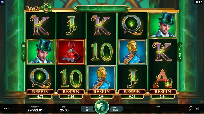 Онлайн слот Book of Oz