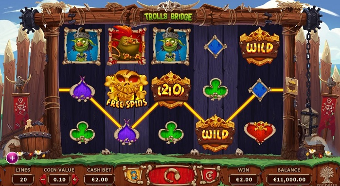Игровой автомат Trolls Bridge