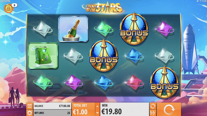 Игровой автомат Ticket to the Stars Игровой автомат Ticket to the Stars