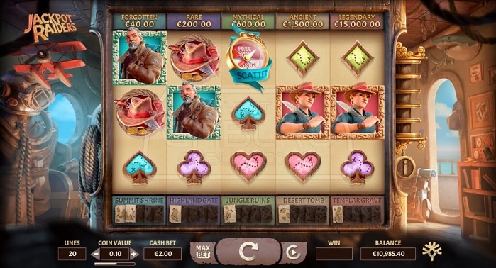 Игровой автомат Jackpot Raiders