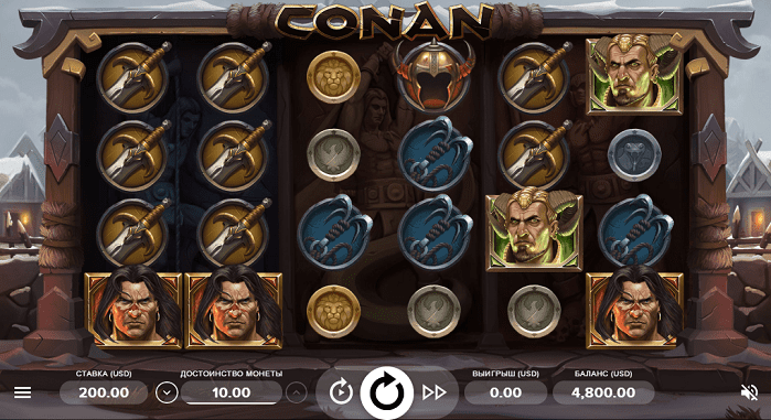 Игровой автомат Conan
